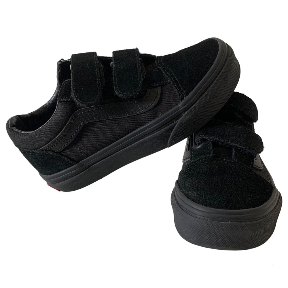 VANS Kids Black Old Skool V Shoes Size 11
